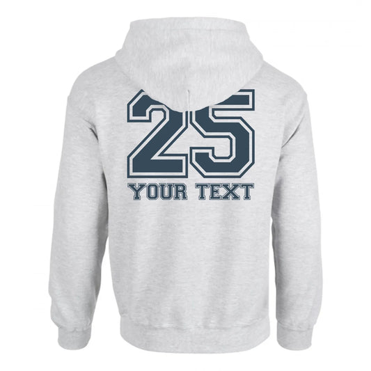 25 Back Print w/ Text Personalisation
