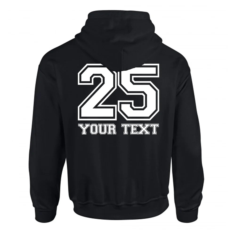 25 Back Print w/ Text Personalisation