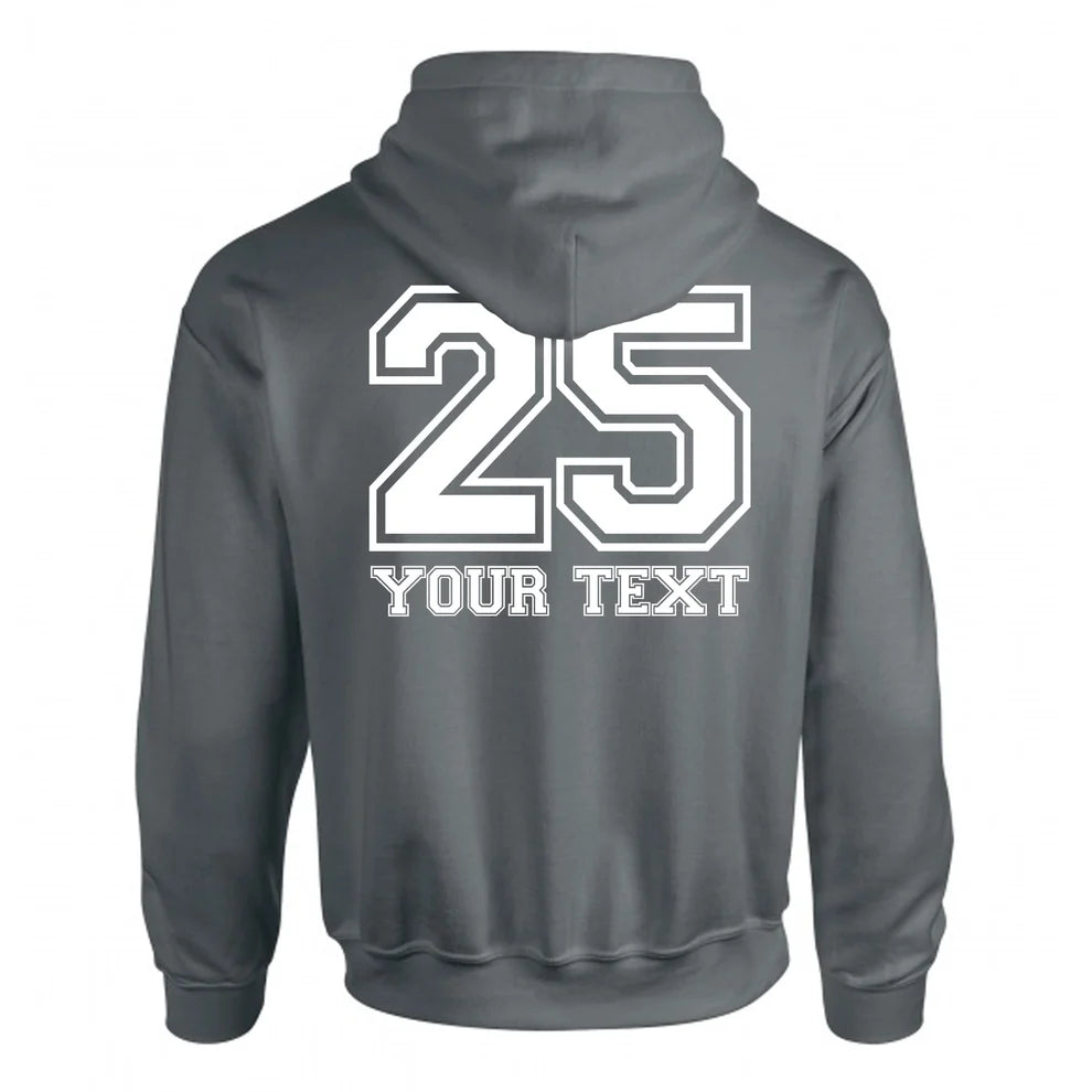 25 Back Print w/ Text Personalisation