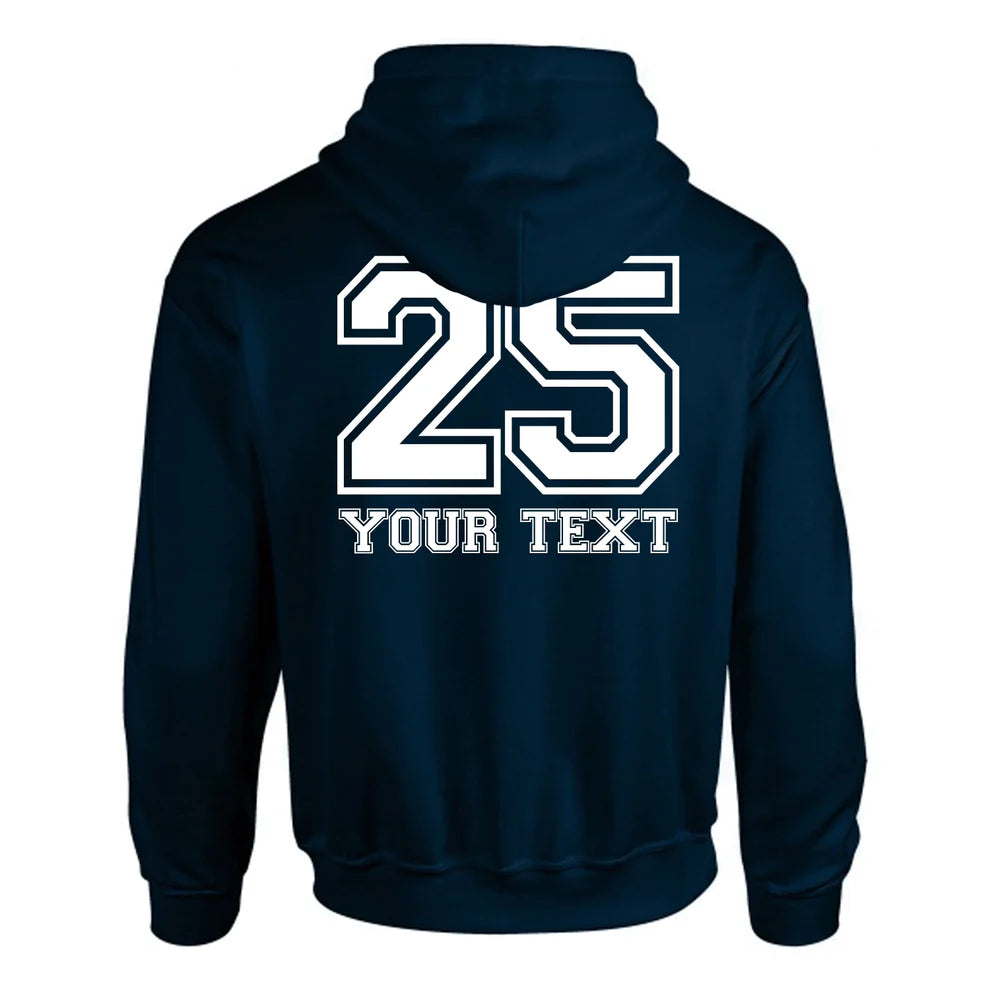25 Back Print w/ Text Personalisation