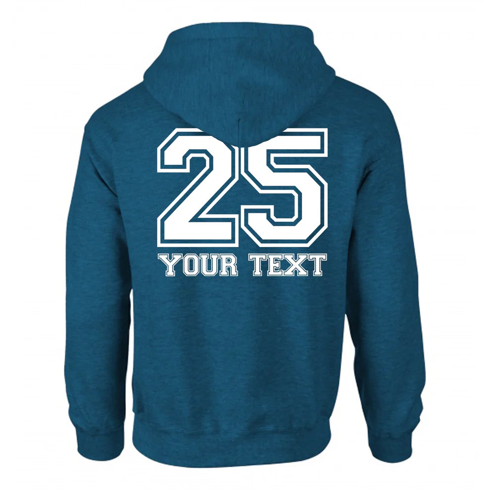 25 Back Print w/ Text Personalisation