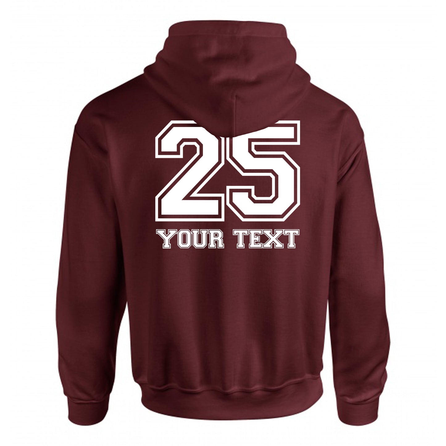 25 Back Print w/ Text Personalisation