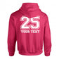 25 Back Print w/ Text Personalisation