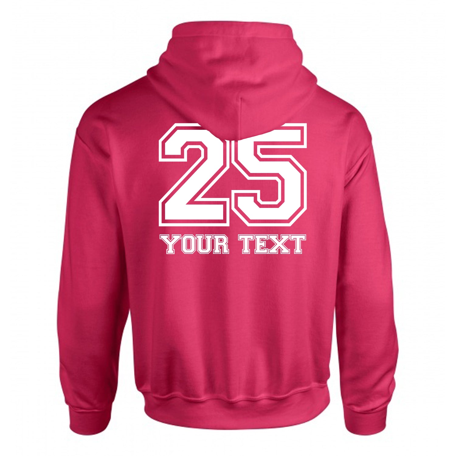 25 Back Print w/ Text Personalisation
