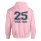 25 Back Print w/ Text Personalisation