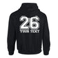 26 Back Print w/ Text Personalisation