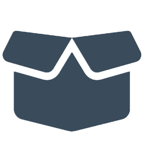 Box Icon Dark Blue